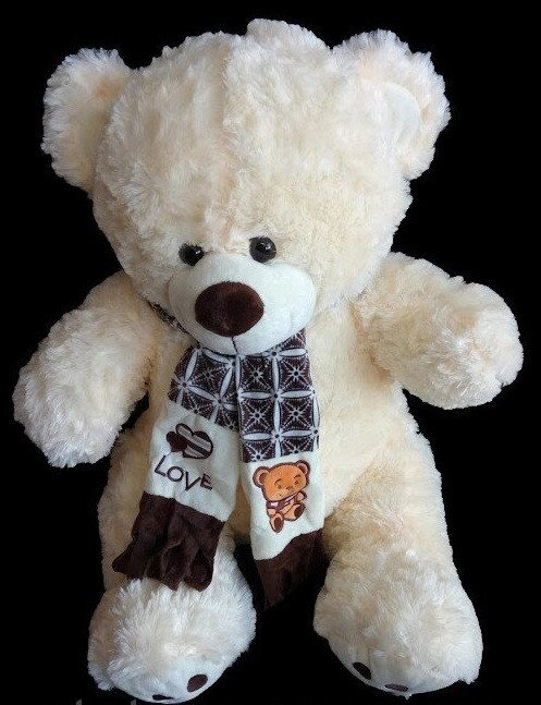 Плюшевий великий Ведмідь 95 см іграшка м'яка на подарунок ведмедик в шарфі від компанії Інтернет магазин "Megamaks" - фото 1