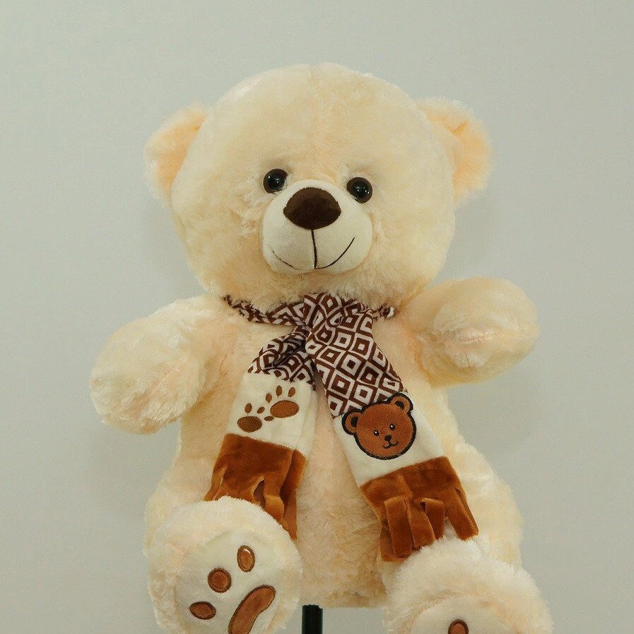 Подарунковий плюшевий Ведмедик 68 см дитячі м'які іграшки ведмідь у шарфі від компанії Інтернет магазин "Megamaks" - фото 1
