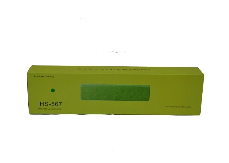 Портативна колонка Bluetooth HS-567 з тканинним покриттям від компанії Інтернет магазин "Megamaks" - фото 1