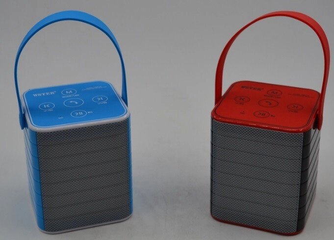Портативна колонка WSTER WS-1801 Bluetooth колонка з кольоромузикою від компанії Інтернет магазин "Megamaks" - фото 1