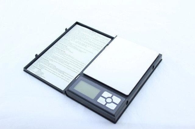 Портативні електронні ваги у вигляді невеликої записної книжки ACS 500g / 0.01g 1108 від компанії Інтернет магазин "Megamaks" - фото 1