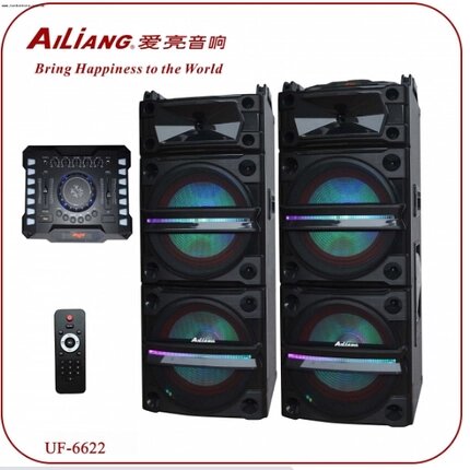 Потужна акустика Ailiang UF-6622K 500W USB / FM / Bluetooth колонки від компанії Інтернет магазин "Megamaks" - фото 1
