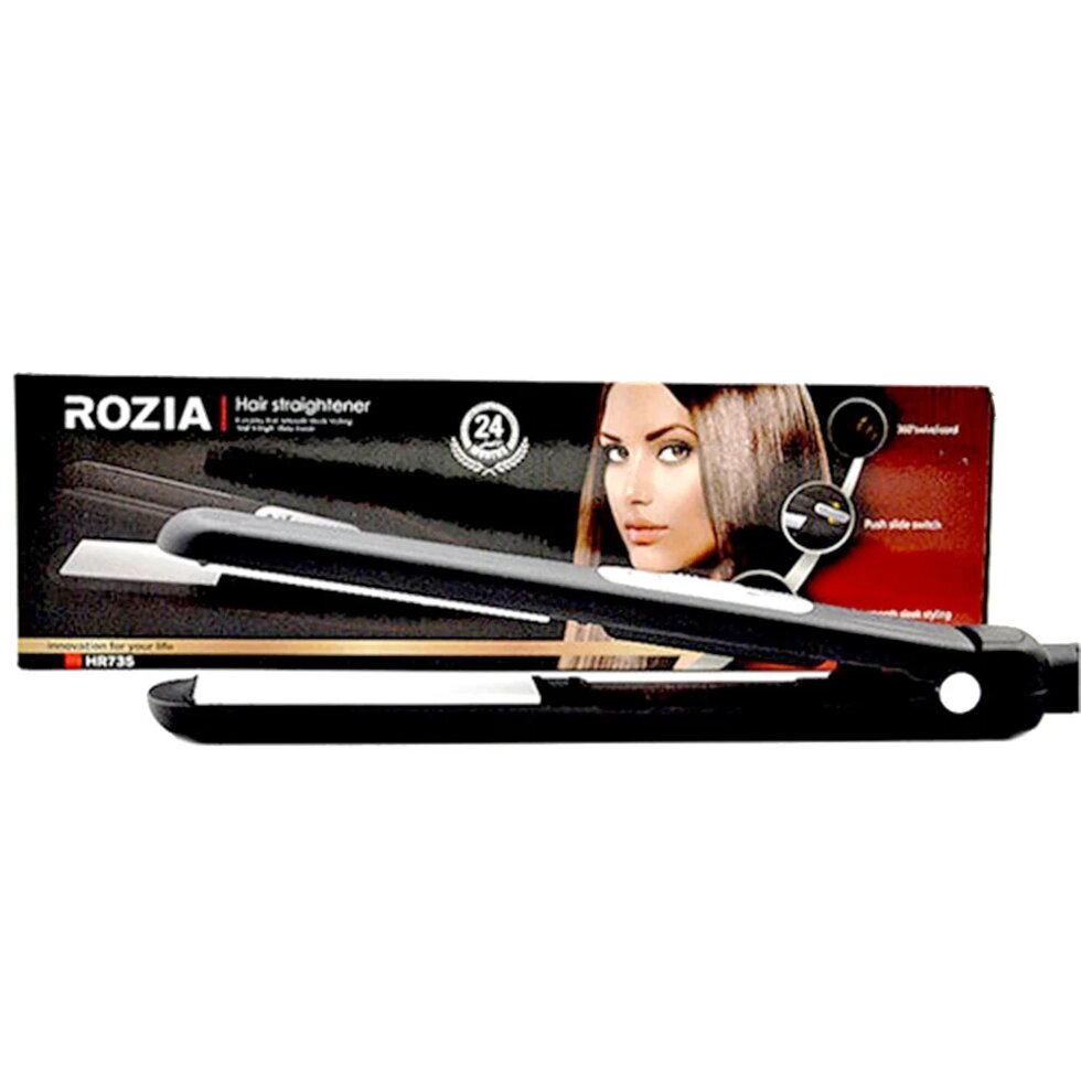 Праску для волосся Rozia HR-735 прилад для укладання випрямляч електричний від компанії Інтернет магазин "Megamaks" - фото 1