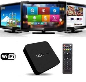 Приставка смарт ТВ Android Smart TV MXQ PRO 4K, смарт приставка до телевізора TV BOX Internet TV t4