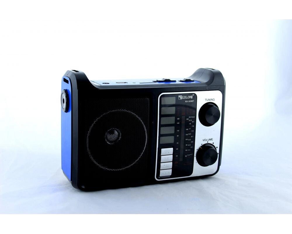 Радио портативное Golon RX-333 BT c Фонариком и Bluetooth MP3 USB FM SD від компанії Інтернет магазин "Megamaks" - фото 1