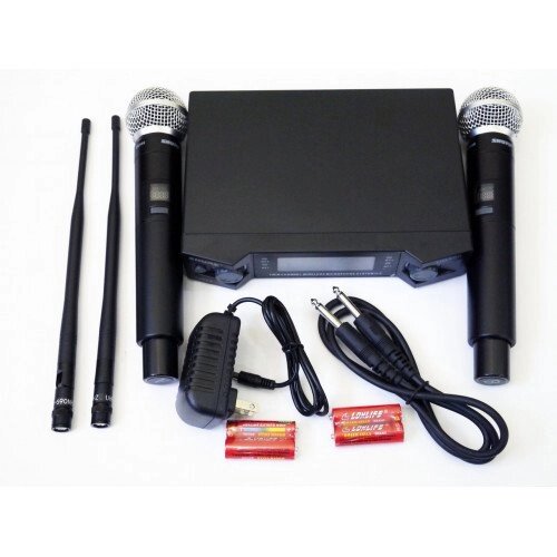 Радіосистема Shure UGX66 база 2 радіомікрофона від компанії Інтернет магазин "Megamaks" - фото 1