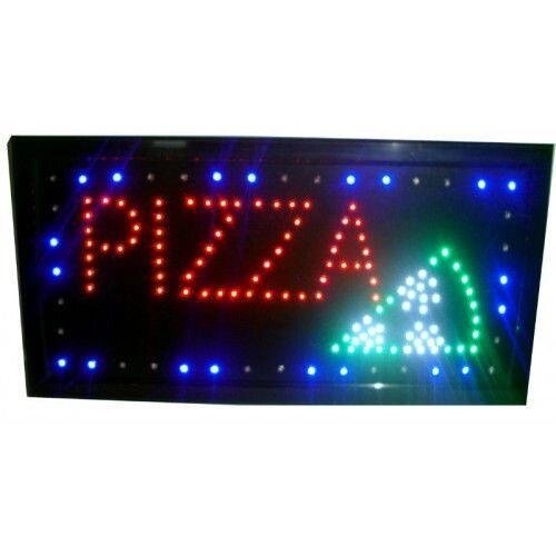 Рекламна світлодіодна LED вивіска "Піца" 48 Х 25 см для використання всередині приміщення і на вулиці від компанії Інтернет магазин "Megamaks" - фото 1