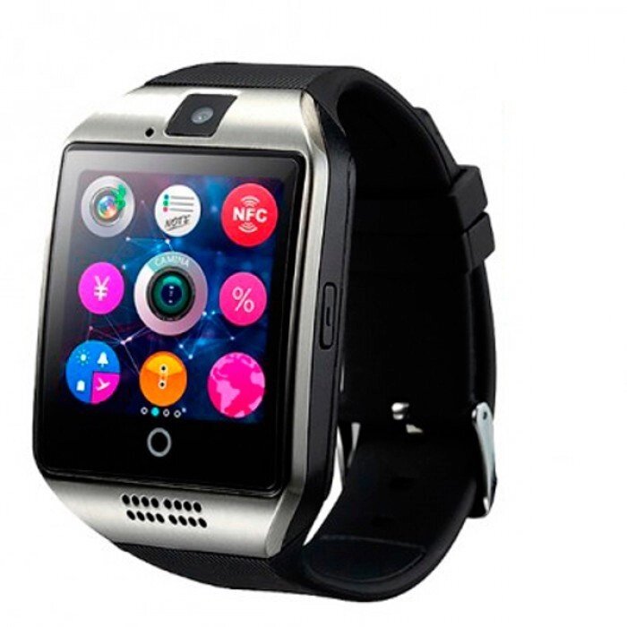 Розумні годинник-телефон Smart Q18 Bluetooth крокомір плеєр від компанії Інтернет магазин "Megamaks" - фото 1