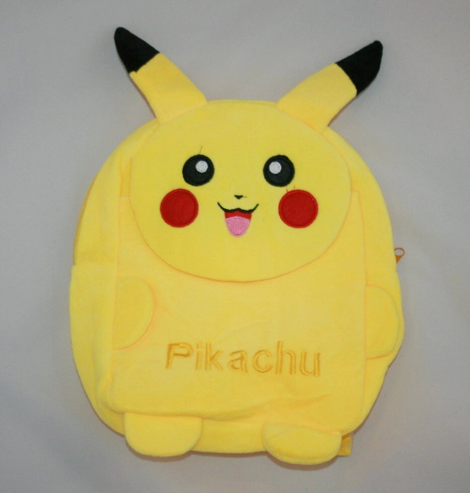 Рюкзак для маленьких діток м'який Pikachu від компанії Інтернет магазин "Megamaks" - фото 1