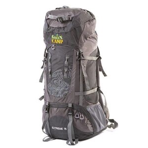 Рюкзак для подорожей GREEN CAMP GC-75EX місткий на 75 л