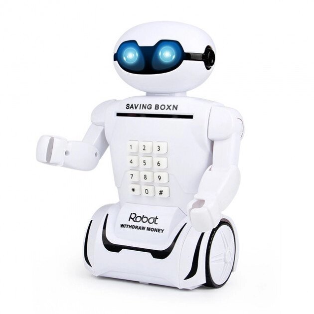 Скарбничка робот дитячий з кодовим замком Robot Piggy Bank від компанії Інтернет магазин "Megamaks" - фото 1