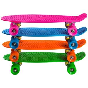 Скейт дитячий пенніборд Penny Board 22" JP-28, колеса PU 58х45 мм, дека 55х14,5 см, 4 кольори