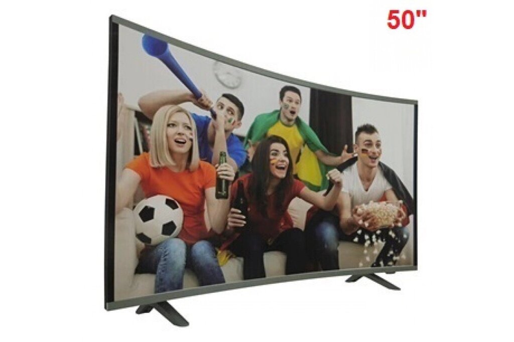 Смарт телевізор вигнутий екран COMER 50 "Smart Android 7.1 від компанії Інтернет магазин "Megamaks" - фото 1