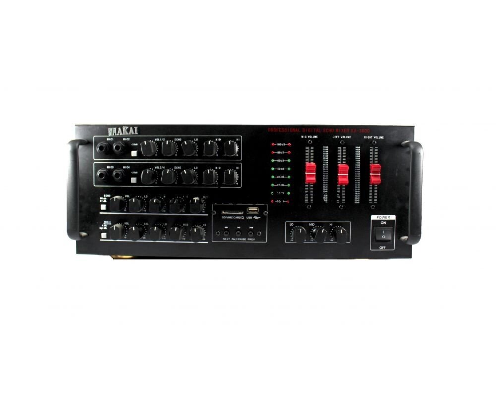 Стерео підсилювач потужності звуку AMP 909 AC 220V / DC 12V вхід 80.0 дБ від компанії Інтернет магазин "Megamaks" - фото 1