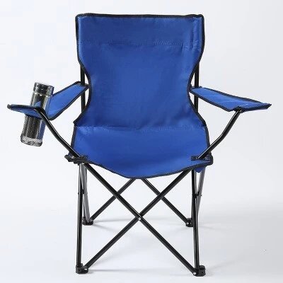 Стілець розкладний туристичний для риболовлі HX 001 Camping quad chair зі спинкою від компанії Інтернет магазин "Megamaks" - фото 1