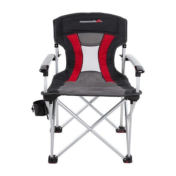 Стілець туристичний розкладний Mammoth Base Camp крісло зі спинкою до 130 кг від компанії Інтернет магазин "Megamaks" - фото 1