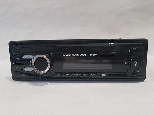 Стильна магнітола в машину Car Audio SP-5219 USB SD стандартний розмір 1DIN популярна магнітола Єврофішка від компанії Інтернет магазин "Megamaks" - фото 1
