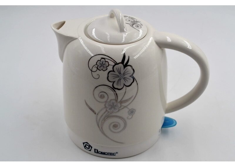 Стильний чайник кераміка Domotec MS-5058 1.7 л електричний чайник від компанії Інтернет магазин "Megamaks" - фото 1