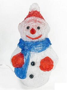 Декор "Сніговик кольоровий" декор на Новий Рік та Різдво