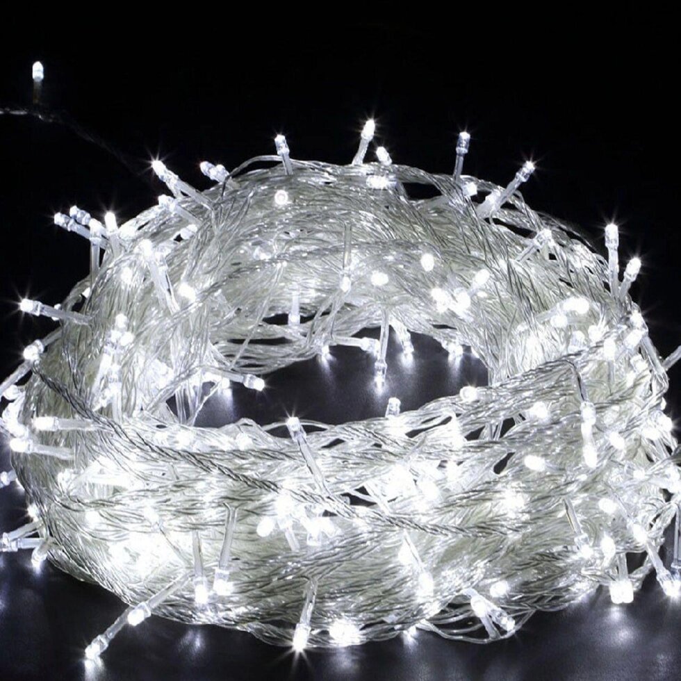 Світлодіодна LED гірлянда Xmas 500 діодів гірлянда новорічна холодно білий 35 м від компанії Інтернет магазин "Megamaks" - фото 1