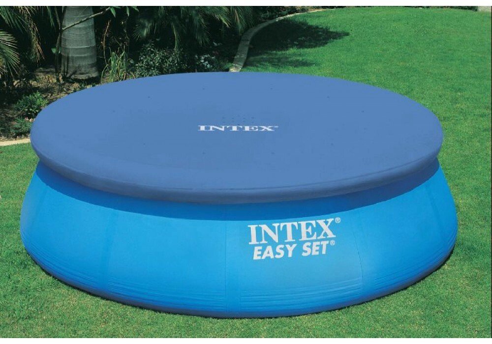 Тент кришка для надувного басейну Intex 28020 244 см ПВХ від компанії Інтернет магазин "Megamaks" - фото 1