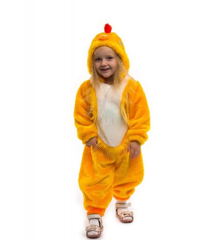 Теплий костюм для діток маскарадний курча від 2 до 3 років для малюків на свято від компанії Інтернет магазин "Megamaks" - фото 1