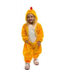 Теплий костюм для діток маскарадний курча від 2 до 3 років для малюків на свято