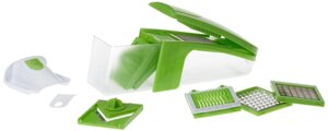 Терка овочерізка мультіслайсер Kitchen Genius серія nicer dicer plus для овочів і фруктів 10 в 1