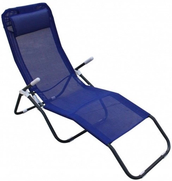 Туристичне складне крісло-лежак 95х60х180 шезлонг сітка від компанії Інтернет магазин "Megamaks" - фото 1
