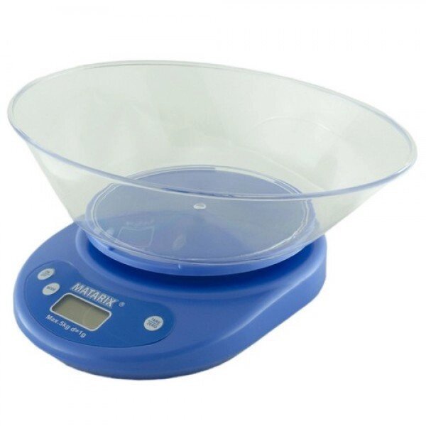 Ваги кухонні MATRIX MX-401 5 кг електронні ваги з чашею зручні ваги для кухні від компанії Інтернет магазин "Megamaks" - фото 1