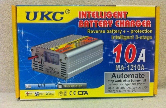 Зарядний пристрій для акумулятора BATTERY CHARDER 10A MA-1210A, автомобільний зарядний пристрій від компанії Інтернет магазин "Megamaks" - фото 1