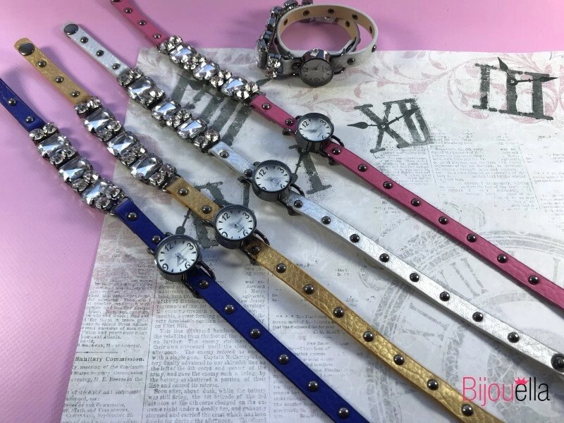 Жіночий годинник з діамантами 19734 наручні стильні рожевий від компанії Інтернет магазин "Megamaks" - фото 1