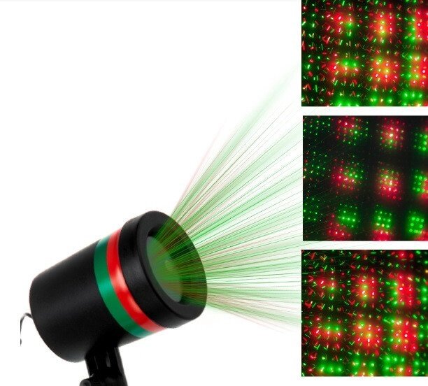 Звездный лазерный проектор Star Shower Laser Light (новогодняя гирлянда на дом) від компанії Інтернет магазин "Megamaks" - фото 1