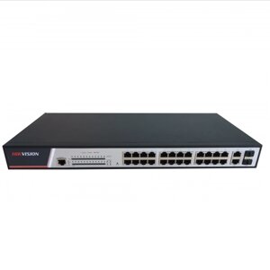 24-Портовий керований POE комутатор Hikvision DS-3E2326P