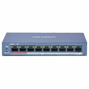 8 Портовий POE комутатор Hikvision DS-3E0109P-E/M (B)