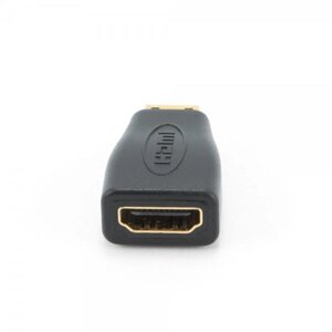 Адаптер cablexpert HDMI mini-HDMI M/F black (A-HDMI-FC)