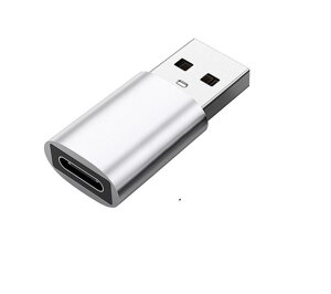 Адаптер Перехідник Type-C-мама на USB GT Gray (45830595)