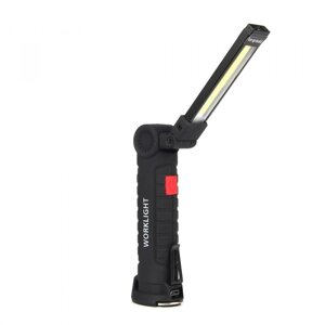 Акумуляторний ліхтарик на магніті Worklight W-51 складаний 360 micro USB