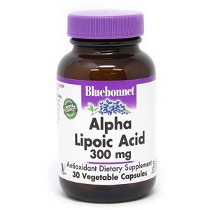 Альфа-ліпоєва кислота Bluebonnet Nutrition Alpha Lipoic Acid 300 mg 30 Veg Caps BLB0853