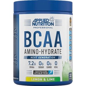 Амінокислота BCAA для спорту Applied Nutrition Bcaa Amino Hydrate 450 g /32 servings/ Lemon Lime