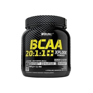 Амінокислота BCAA для спорту Olimp Nutrition BCAA 20:1:1 Xplode 500 g /69 servings/ Pear