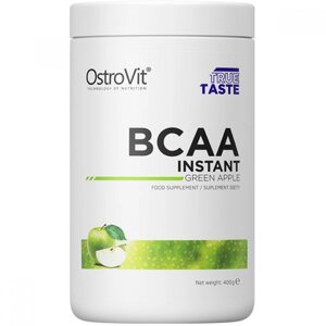 Амінокислота BCAA для спорту OstroVit BCAA Instant 400 g 40 servings Green Apple