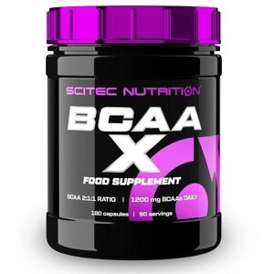 Амінокислота BCAA для спорту Scitec Nutrition BCAA-X 180 Caps