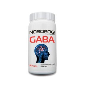 Амінокомплекс для спорту Nosorog Nutrition GABA 60 Caps