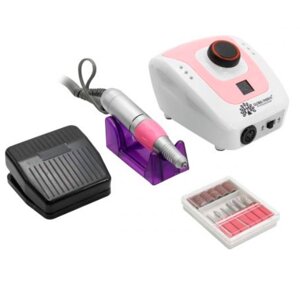 Апарат для манікюру і педикюру SalonHome T-SO32573 GF300 35000 оборотів 65w Pink