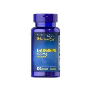 Аргінін Puritan's Pride L-Arginine 500 mg 100 Caps