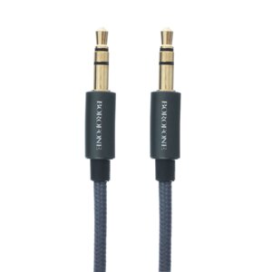 Аудіо кабель Borofone BL3 Aux 3.5mm to Aux 3.5mm Сірий