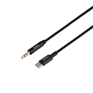 Аудіо кабель Hoco UPA19 digital audio Type C to Aux 3.5mm Чорний