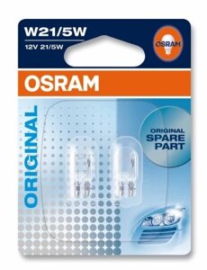 Автолампа ук. OSRAM 7515-02B W21/5W 12V W3x16q 10X2 blister