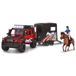 Автомобіль Dickie Toys Mercedes Кінне перевезення 42 см Різнокольоровий (OL218365)